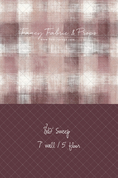 Woven Mauve - With Sweep Option