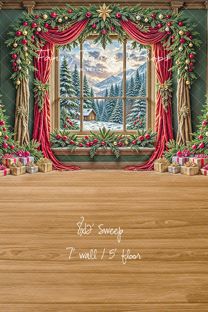 Yuletide Bloom View - with Sweep Option