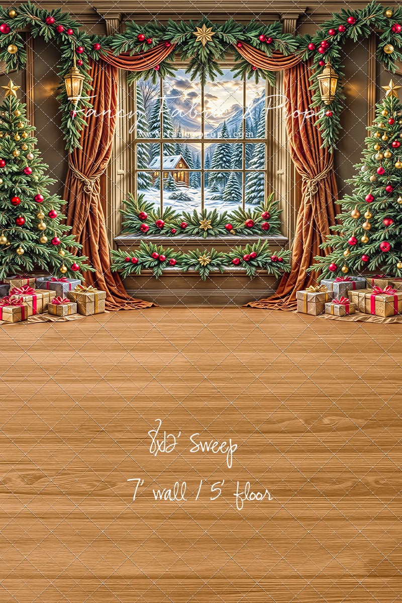 Frosted Pines & Presents - with Sweep Option