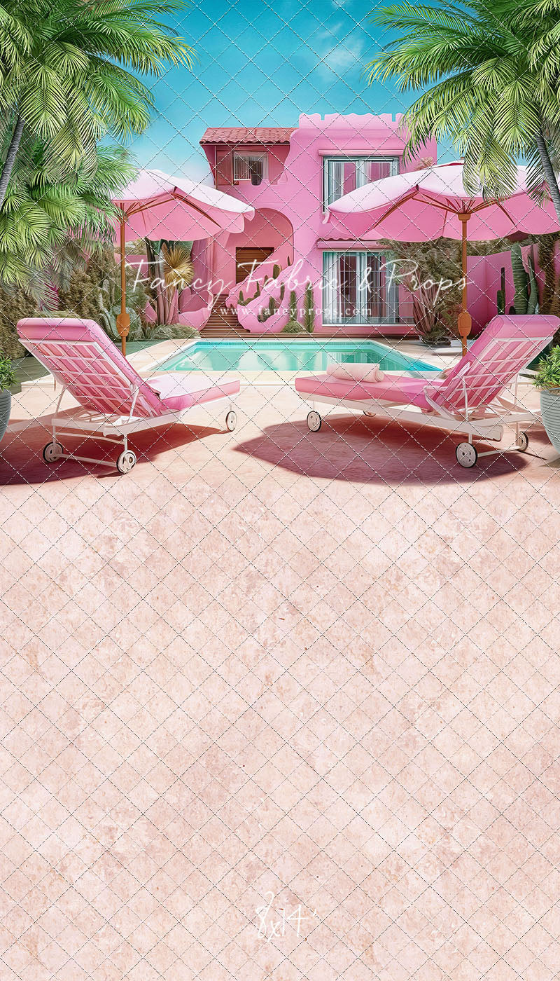 Barbie's Poolside Vacation - Pavement Floor - With Sweep Option