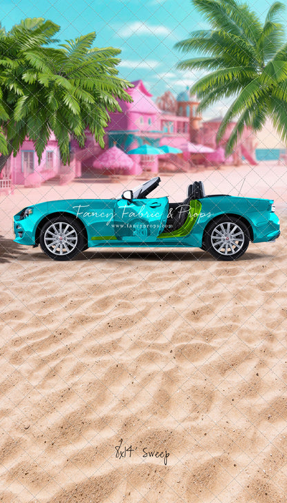 Beach Convertible -Teal Blue - With Sweep Option