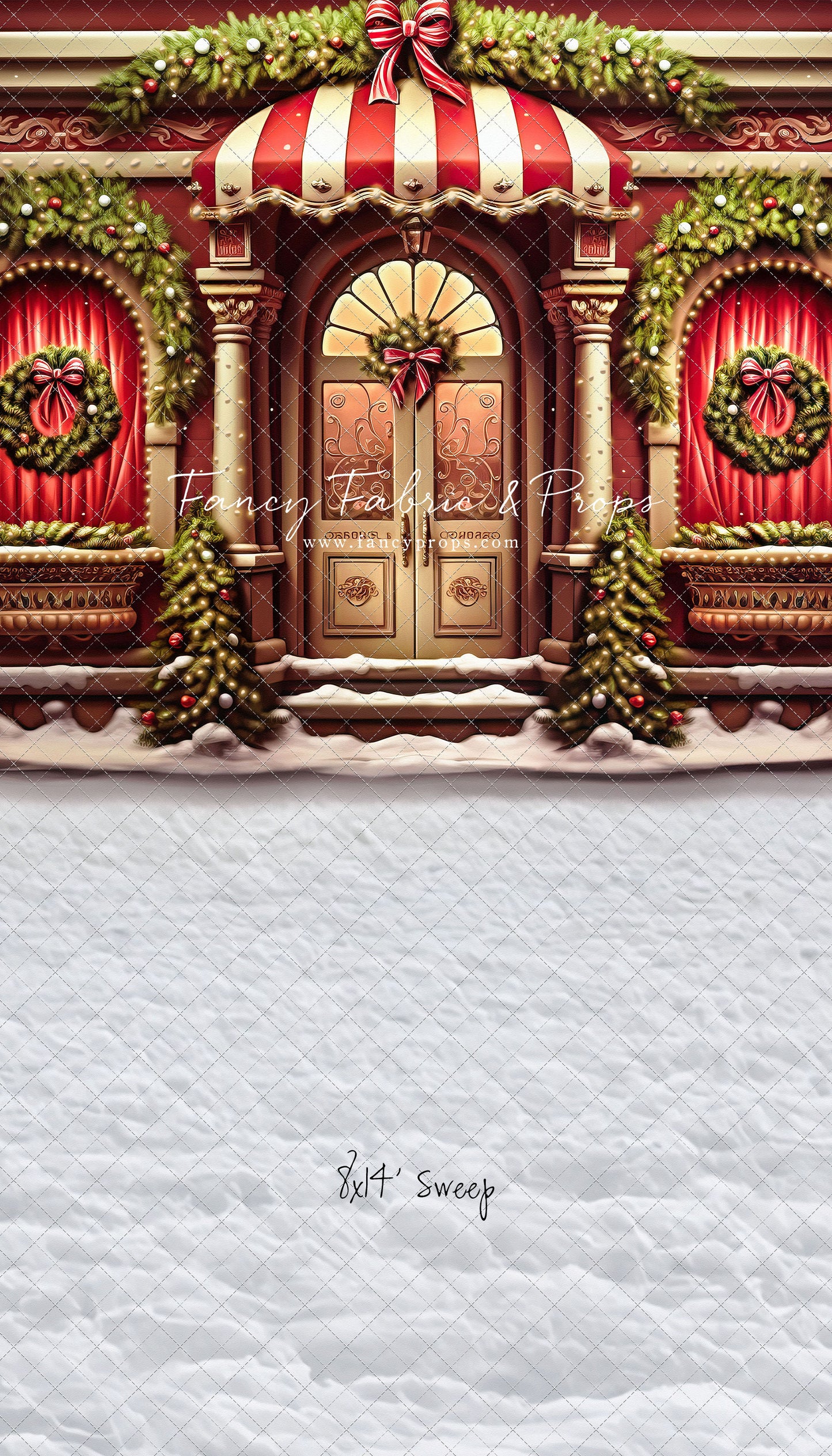 Crimson & Gilt Christmas Emporium - with Sweep Option