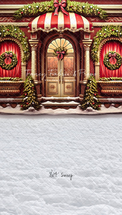 Crimson & Gilt Christmas Emporium - with Sweep Option