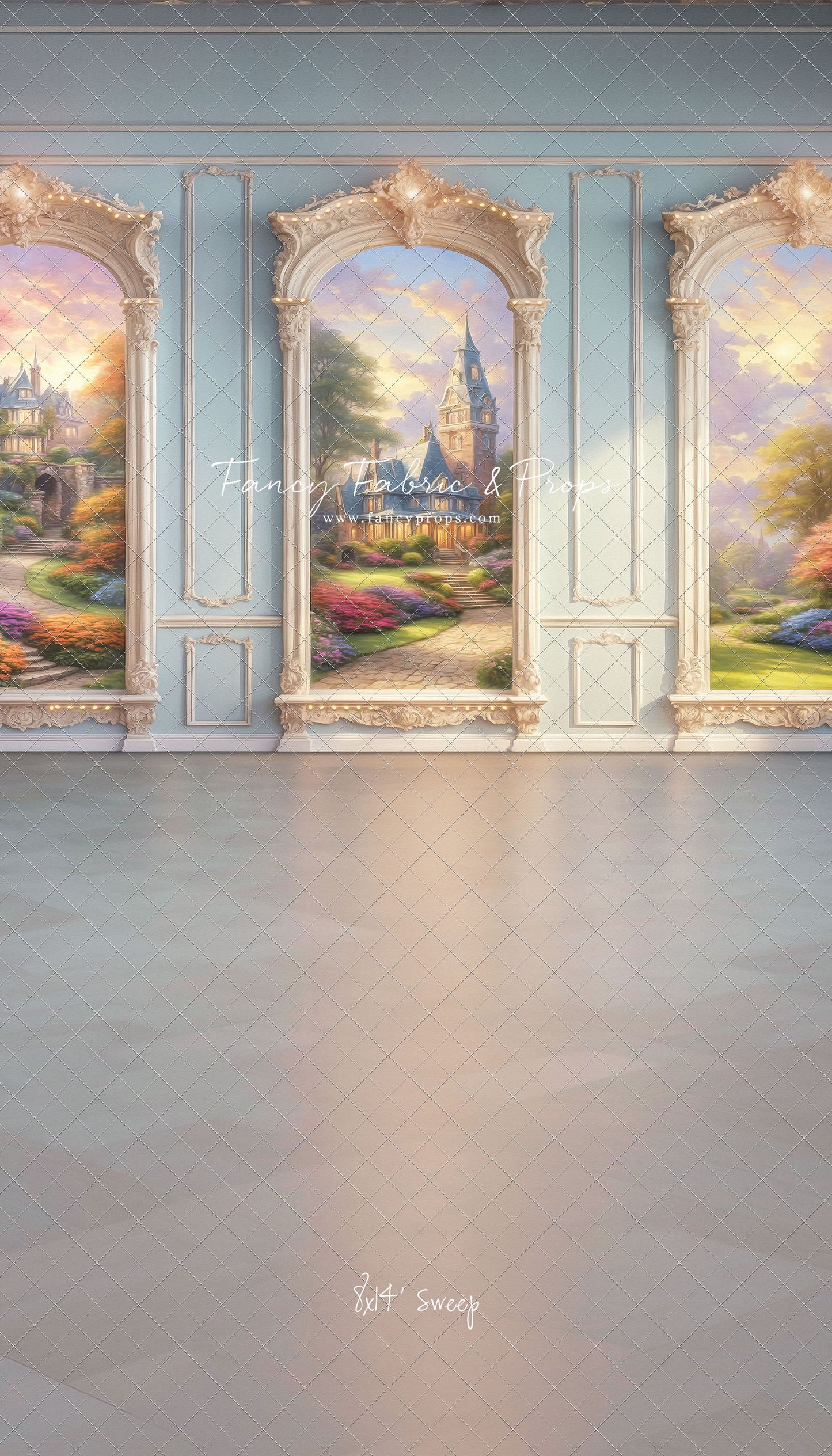 Royal Victorian Wainscoting Wall - With Sweep Option