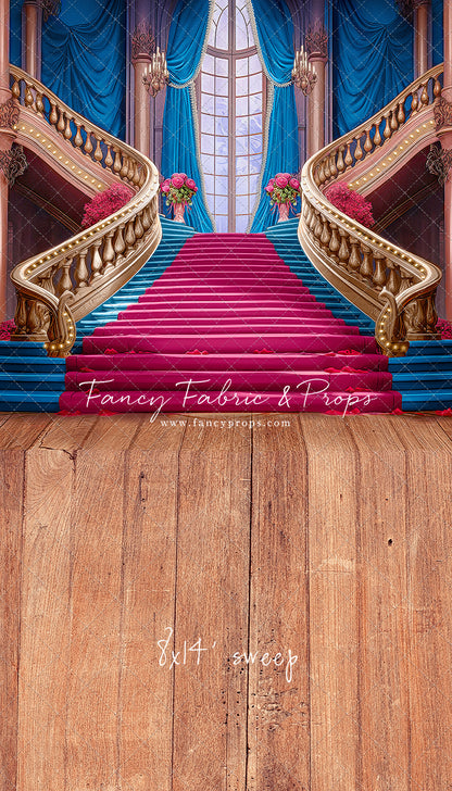 Ballroom Royal Staircase - Blue - With Sweep Option