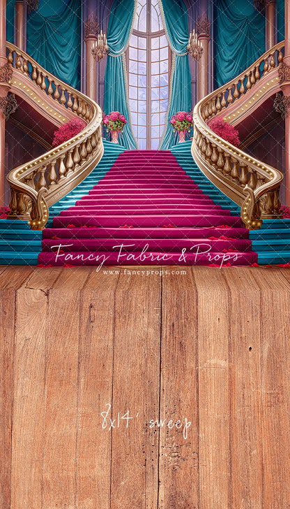 Ballroom Royal Staircase - Cyan - With Sweep Option