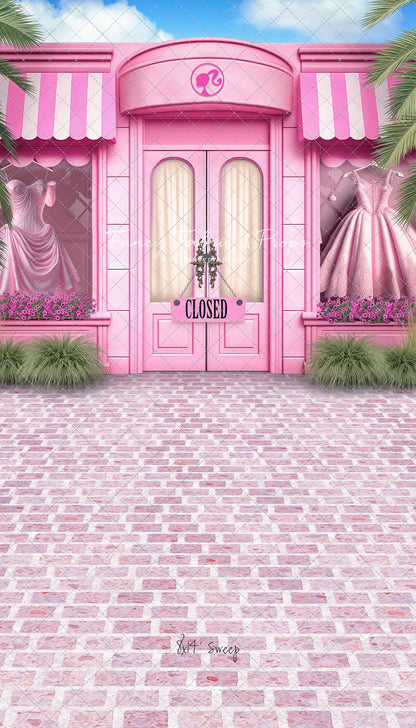 Barbie Boutique - With Pink Brick - With Sweep Option