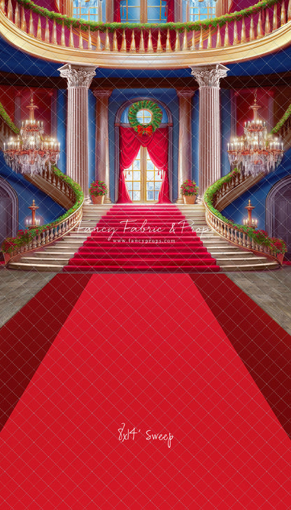 Belle's Royal Staircase - Red Carpet - With Sweep Option