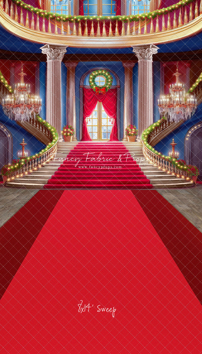 Belle's Royal Staircase -With Lights- Red Carpet - With Sweep Option
