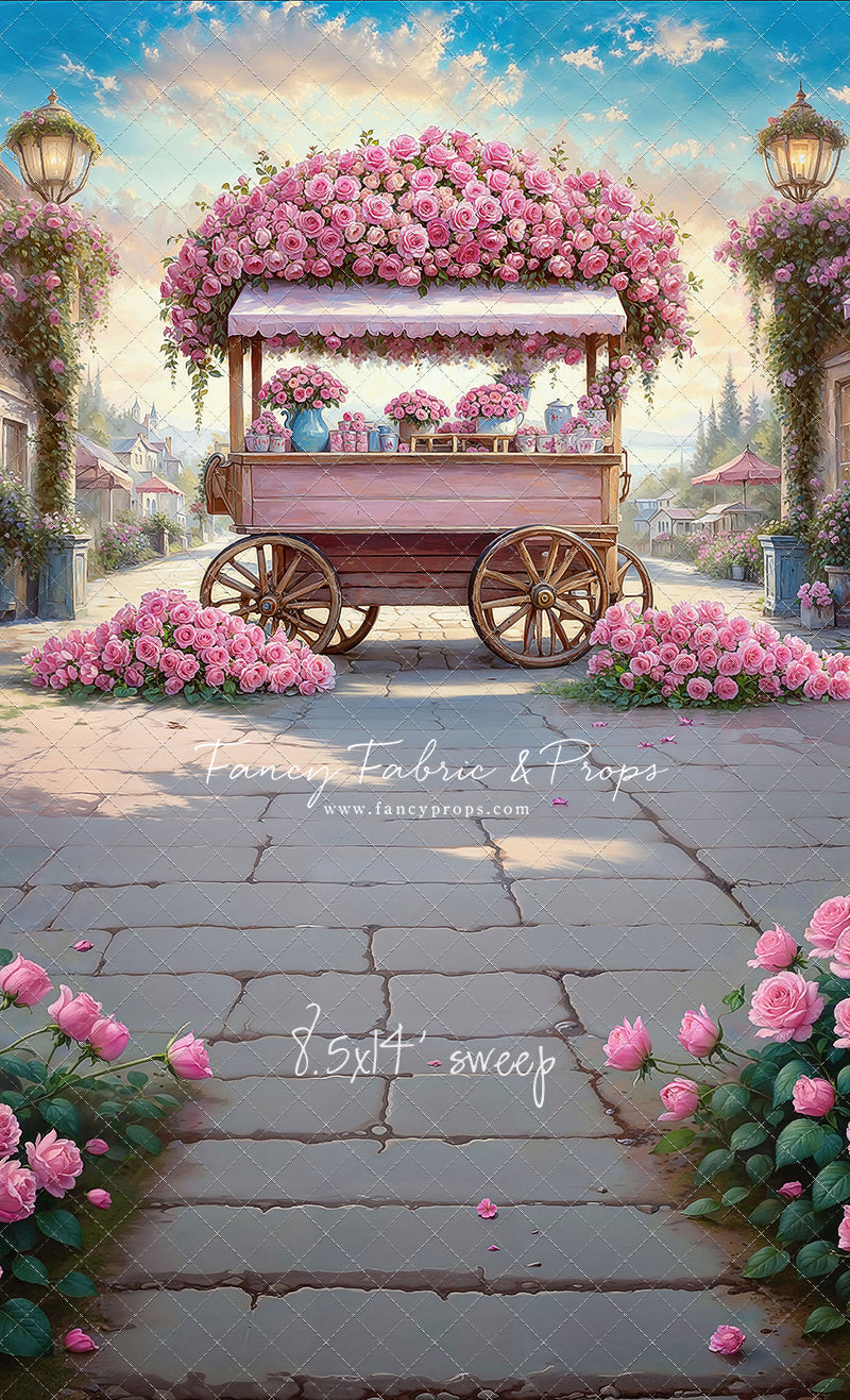 Blushing Bloom Cart - With Sweep Option
