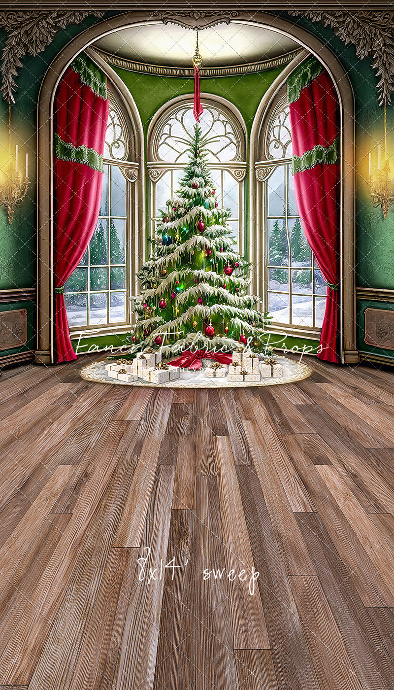 Cathedral Christmas - Wood Floor Option - with Sweep Option