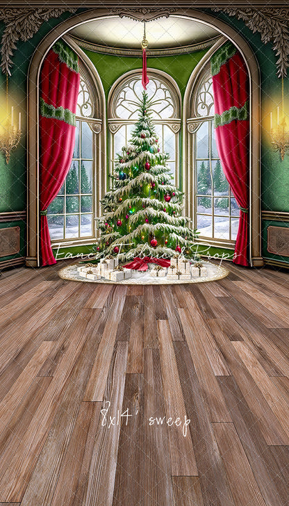 Cathedral Christmas - Wood Floor Option - with Sweep Option