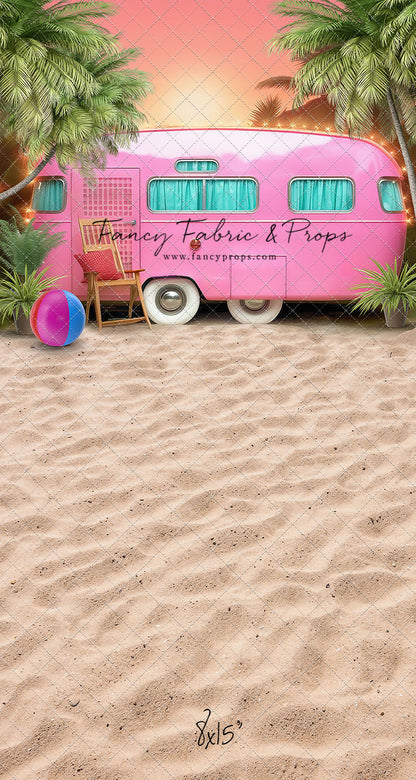 Barbie's Glamper Getaway - Sand Floor - With Sweep Option