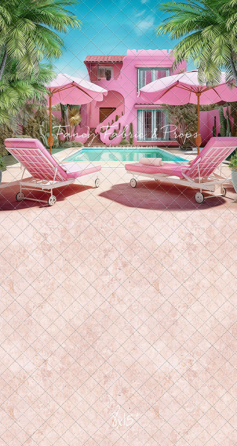 Barbie's Poolside Vacation - Pavement Floor - With Sweep Option