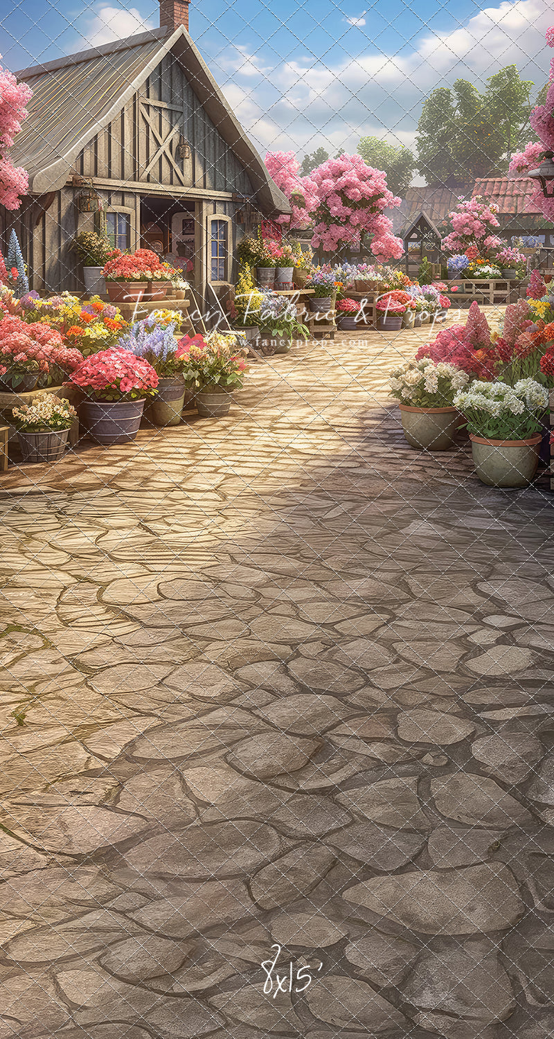 Country Flower Market Path - With Sweep Option