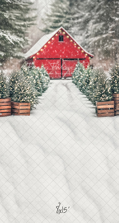 Festive Pickup Truck Farm - with Sweep Option