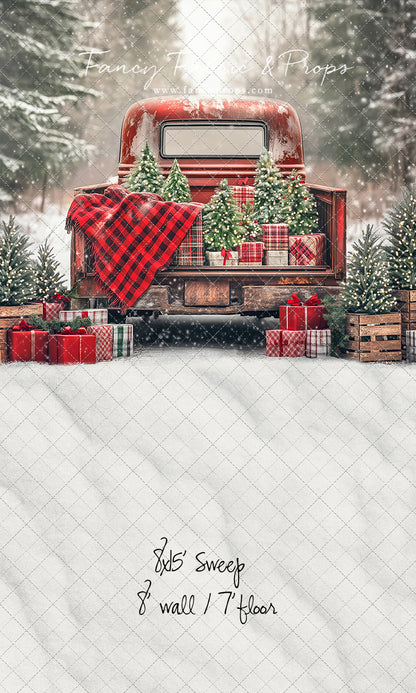 RTS Festive Pickup Truck - 8x15' Value Luxe Sweep - Hole/Wrinkles - 60% Off