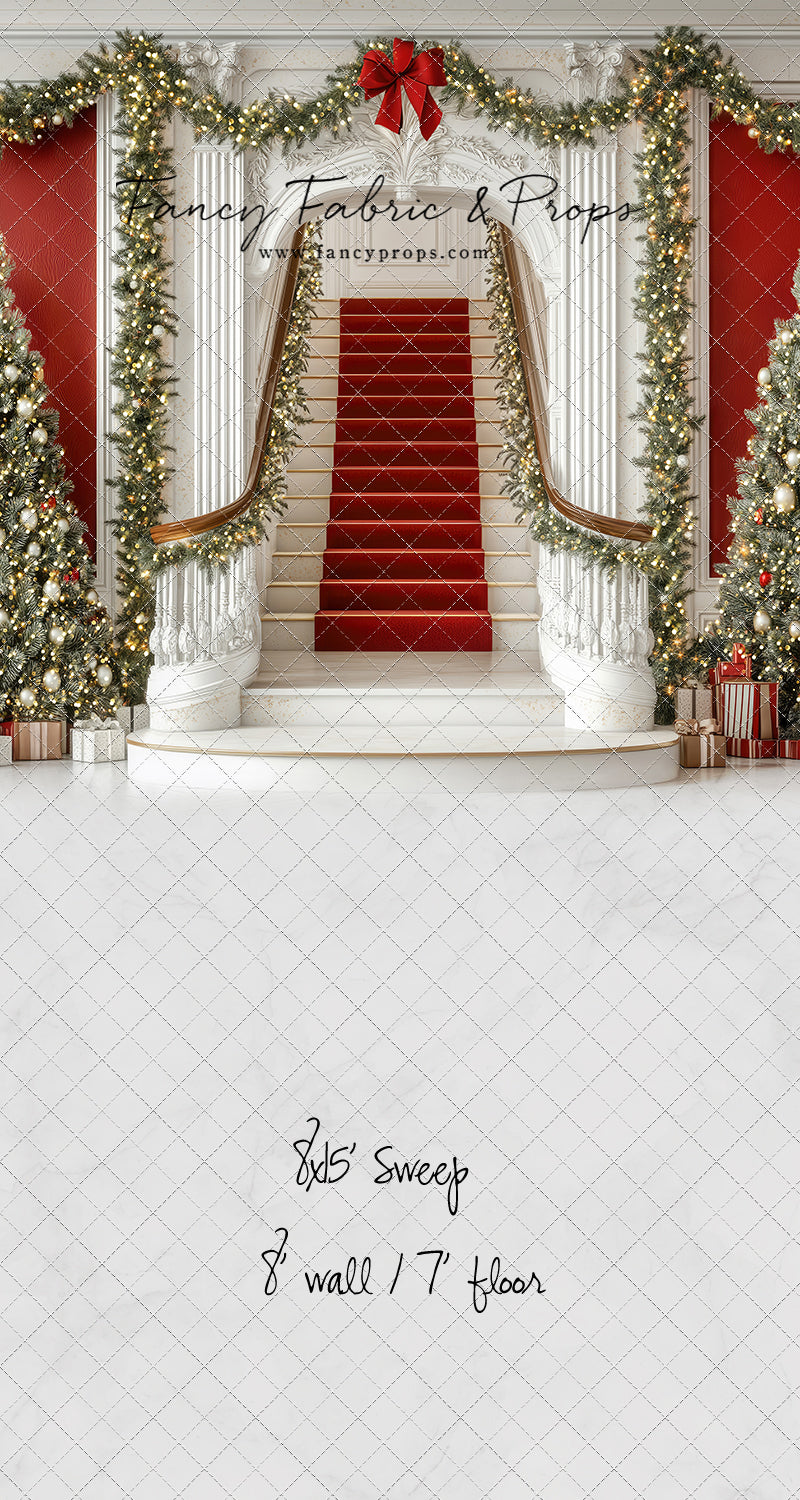 Grand Christmas Staircase - with Sweep Option