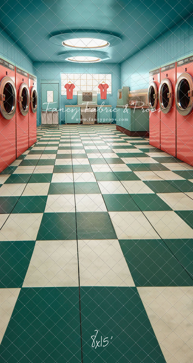 Laundry Day - Blue With Double Washers- With Sweep Option