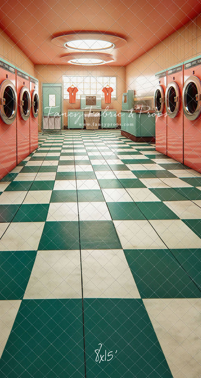 Laundry Day - Coral With Double Washers- With Sweep Option