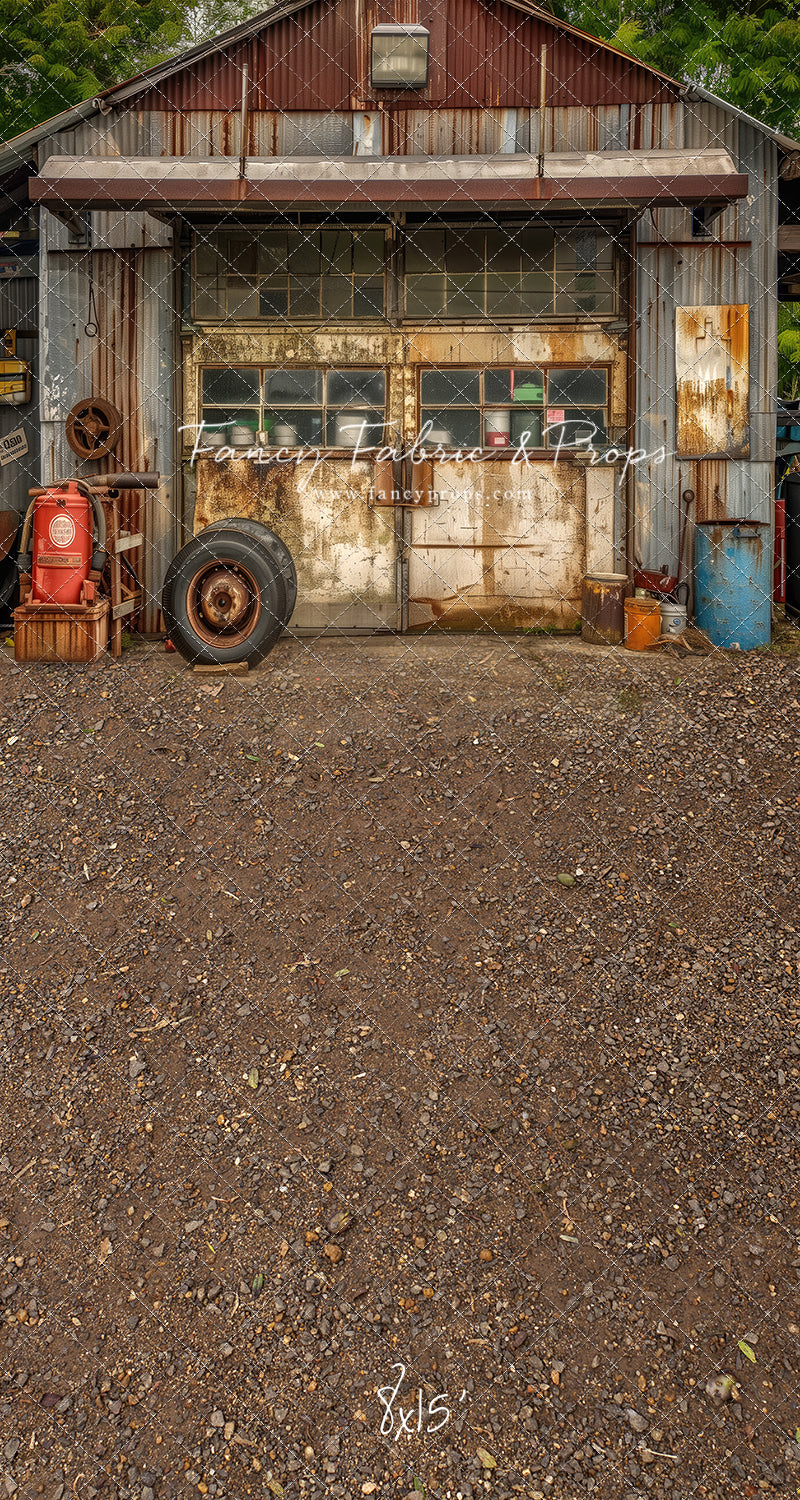 Old Rustic Garage - With Sweep Option
