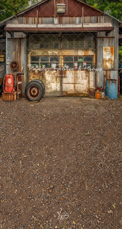 Old Rustic Garage - With Sweep Option
