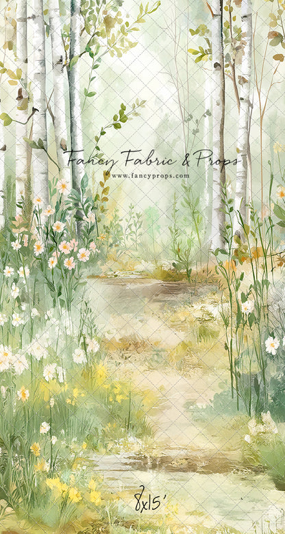 Painted Birch Forest - With Sweep Option