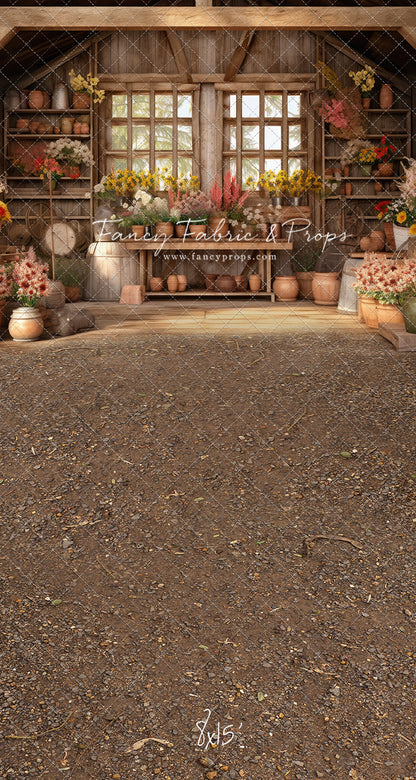 Rustic Greenhouse Blooms - With Sweep Option
