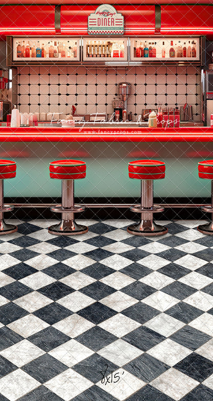 Soda Pop & Sock Hop Diner - With Sweep Option