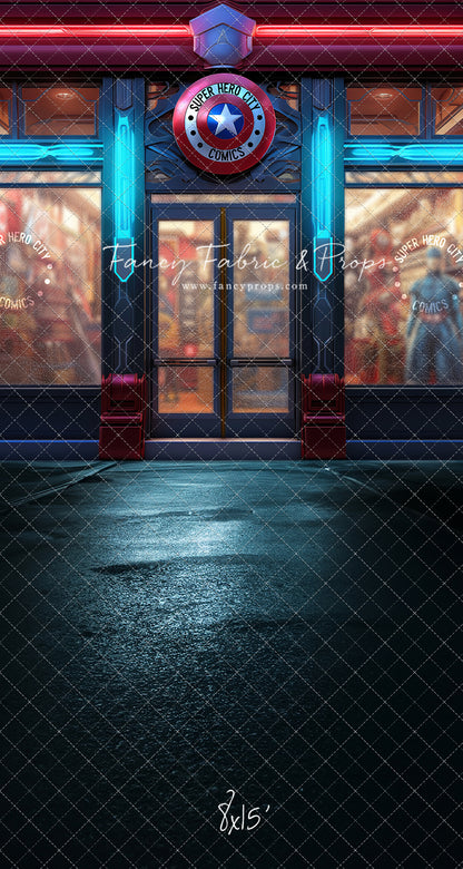 Super Hero City Comics - With Sweep Option