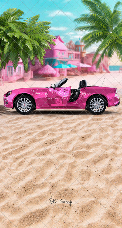 Beach Convertible -Pink - With Sweep Option