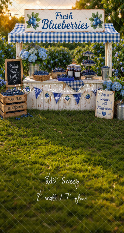 Blueberry Patch Market - With Sweep Option