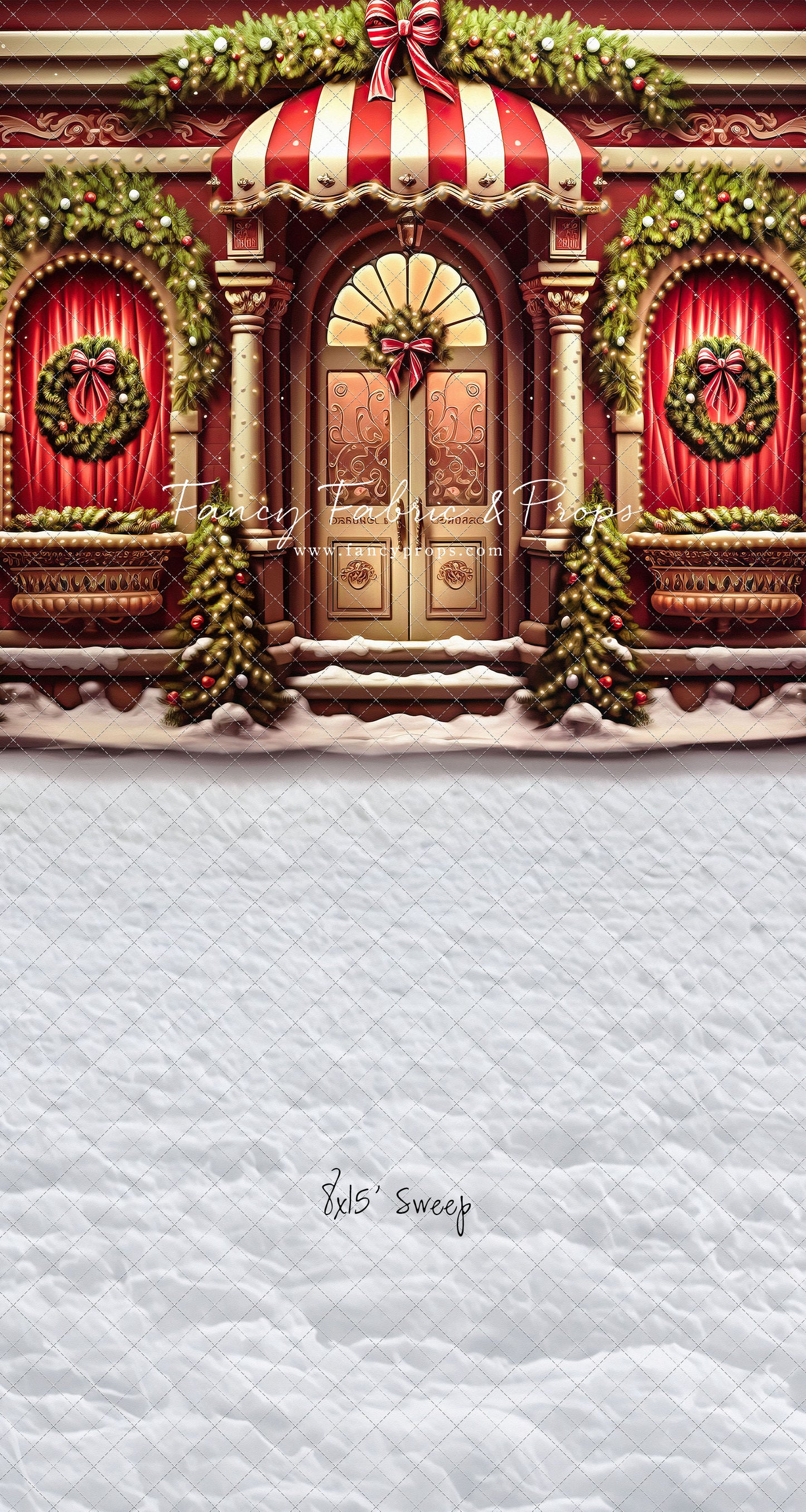 Crimson & Gilt Christmas Emporium - with Sweep Option