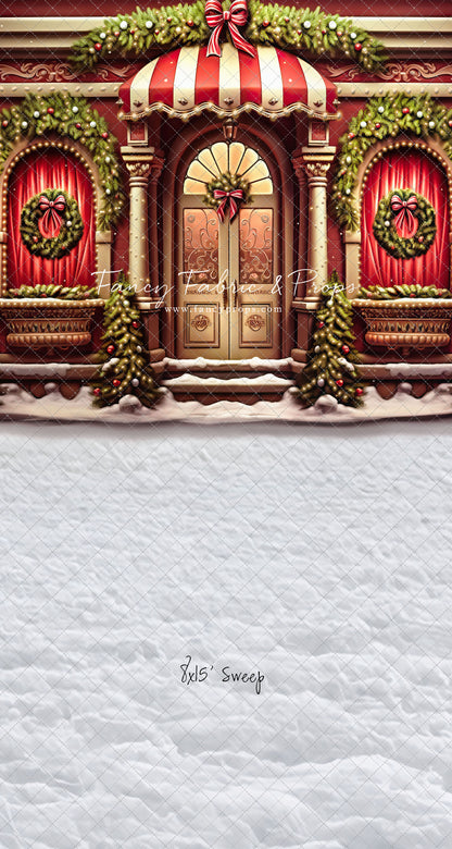 Crimson & Gilt Christmas Emporium - with Sweep Option