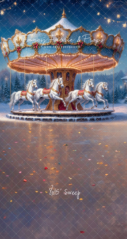 Enchanted Holiday Carousel - With Sweep Option