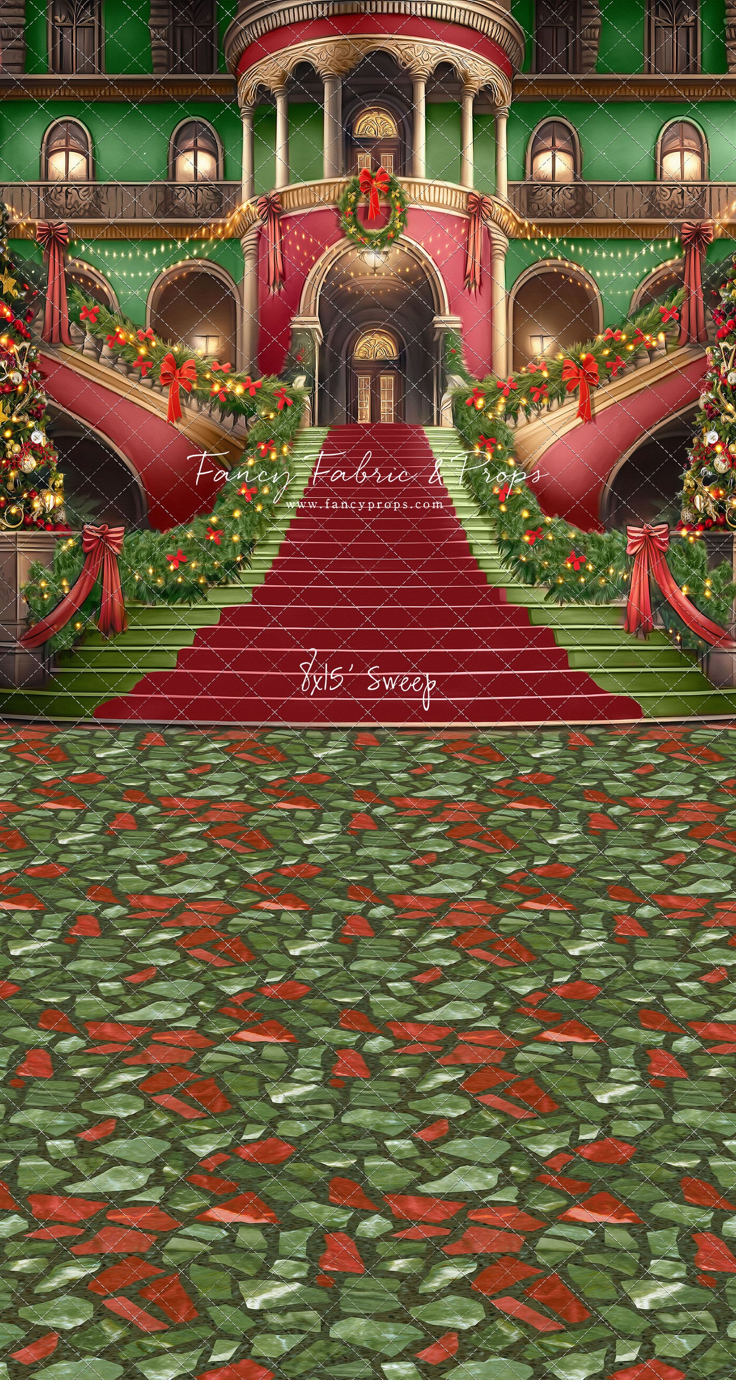 Merry Mansion- Multi Color Rug - with Sweep Option