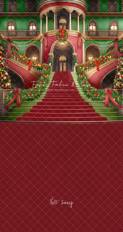 Merry Mansion- Red Rug - with Sweep Option