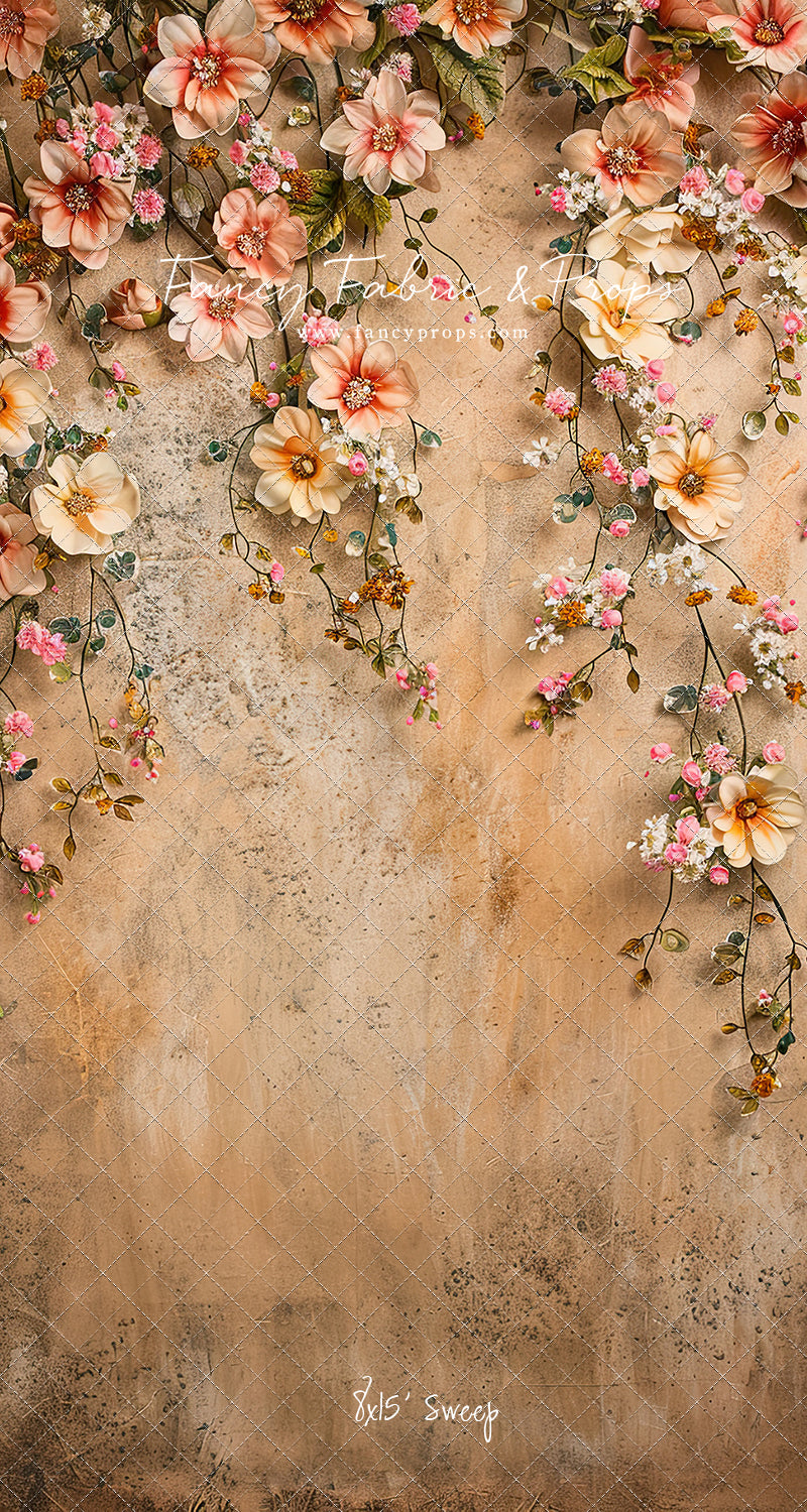 Painted Floral Peach