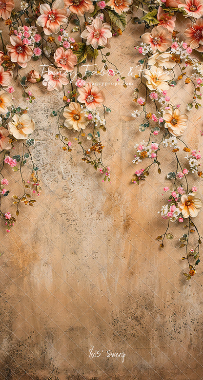 Painted Floral Peach