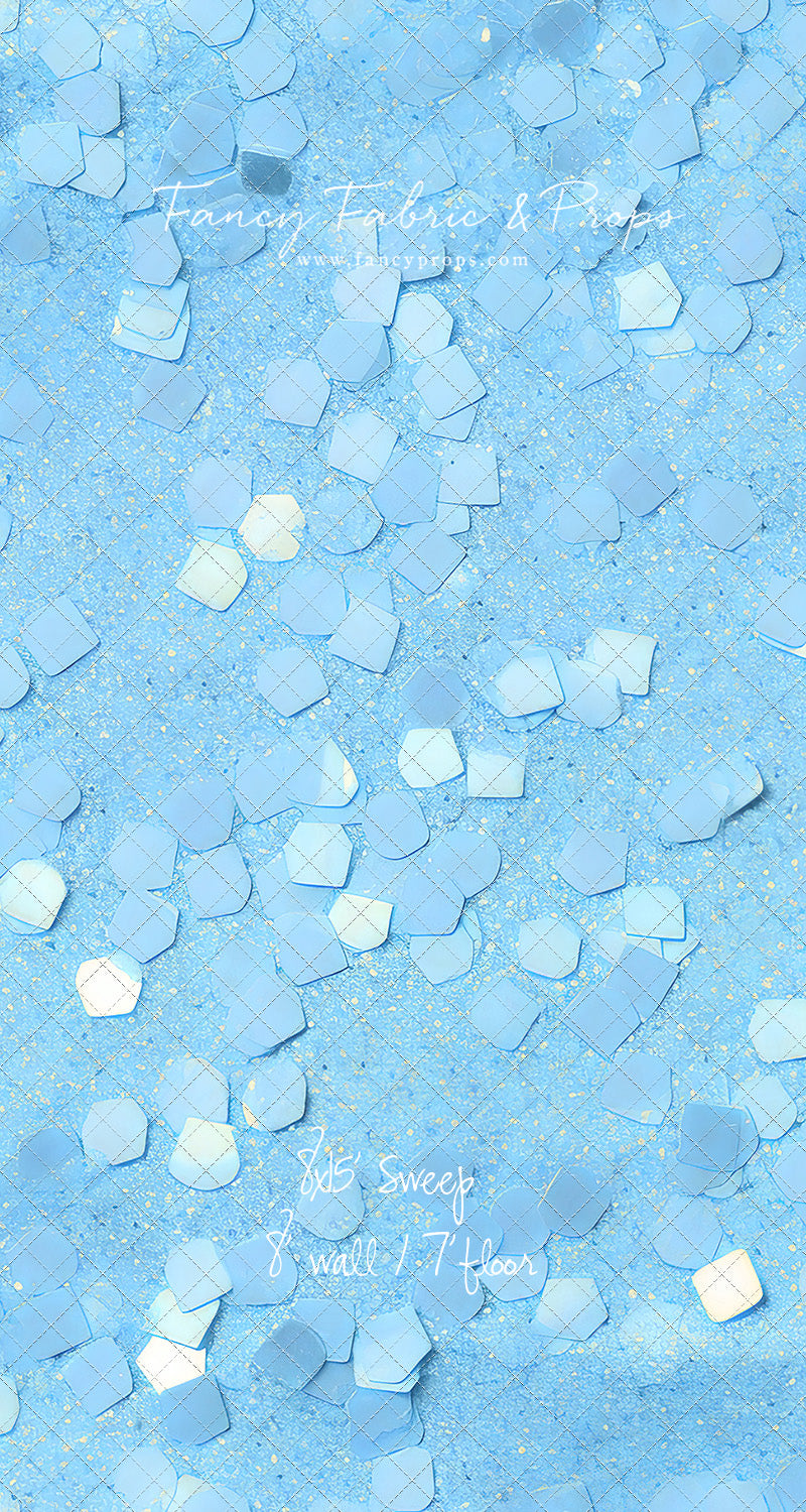 Power Blue Confetti
