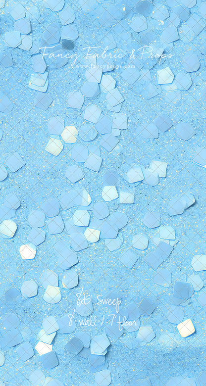 Power Blue Confetti