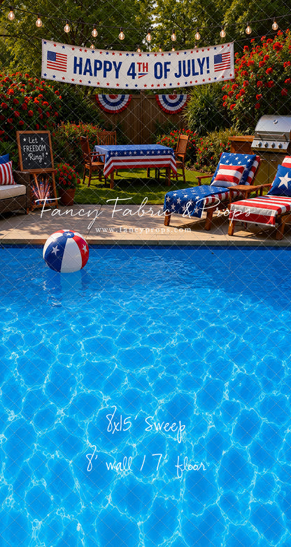 Red, White & Poolside Nights - With Sweep Option
