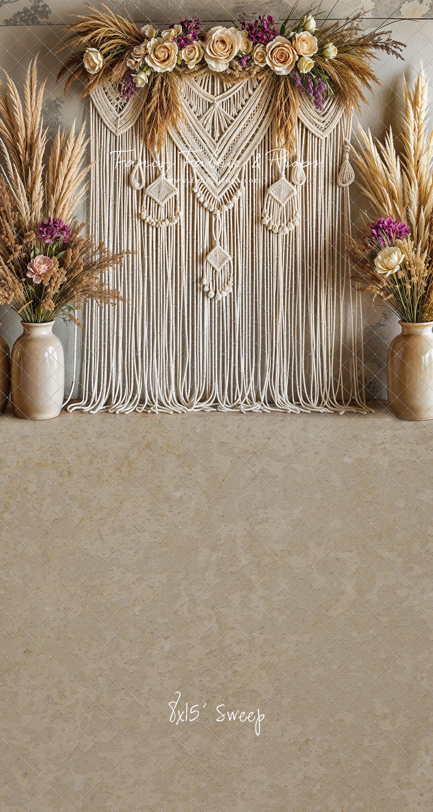 Rustic Woven Tapestry - With Sweep Option