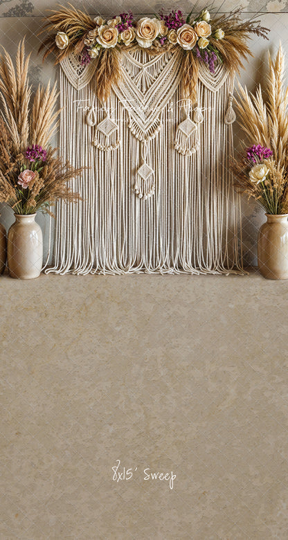 Rustic Woven Tapestry - With Sweep Option