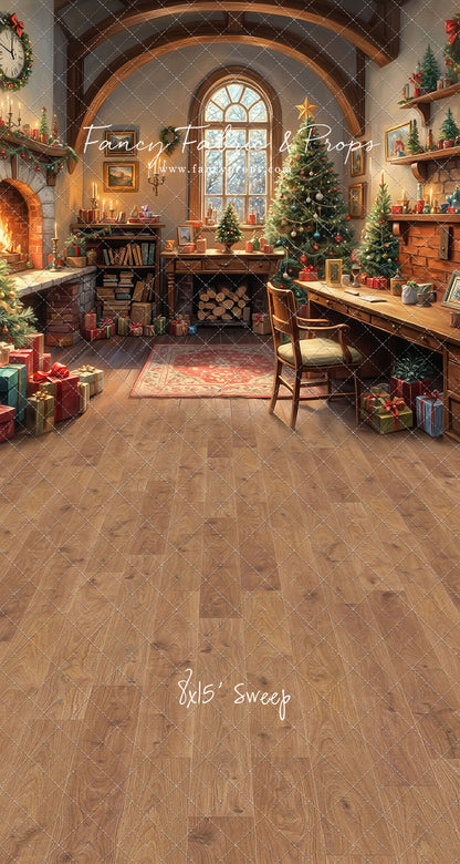 Santa's Winter Cabin - with Sweep Option