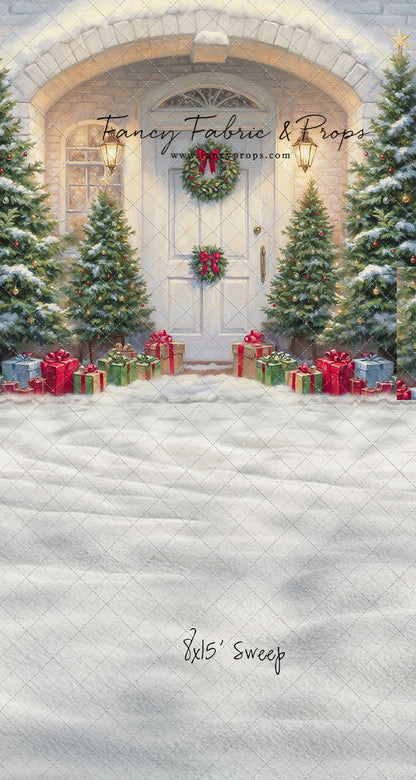 Snowy Doorstep Delight - With Sweep Option