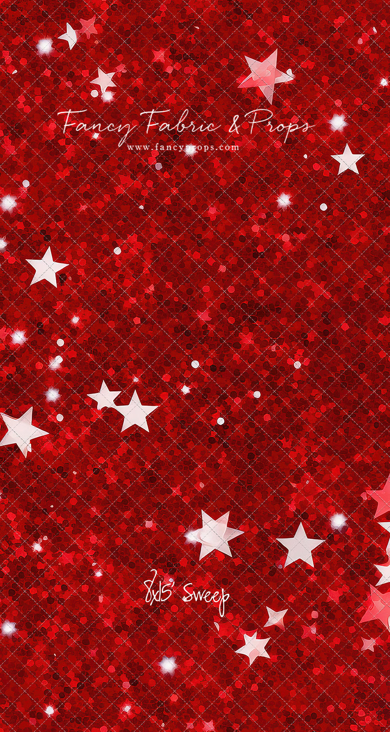 Starry Red Sparkle