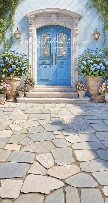 Summertime Patio - Blue Door - With Sweep Option