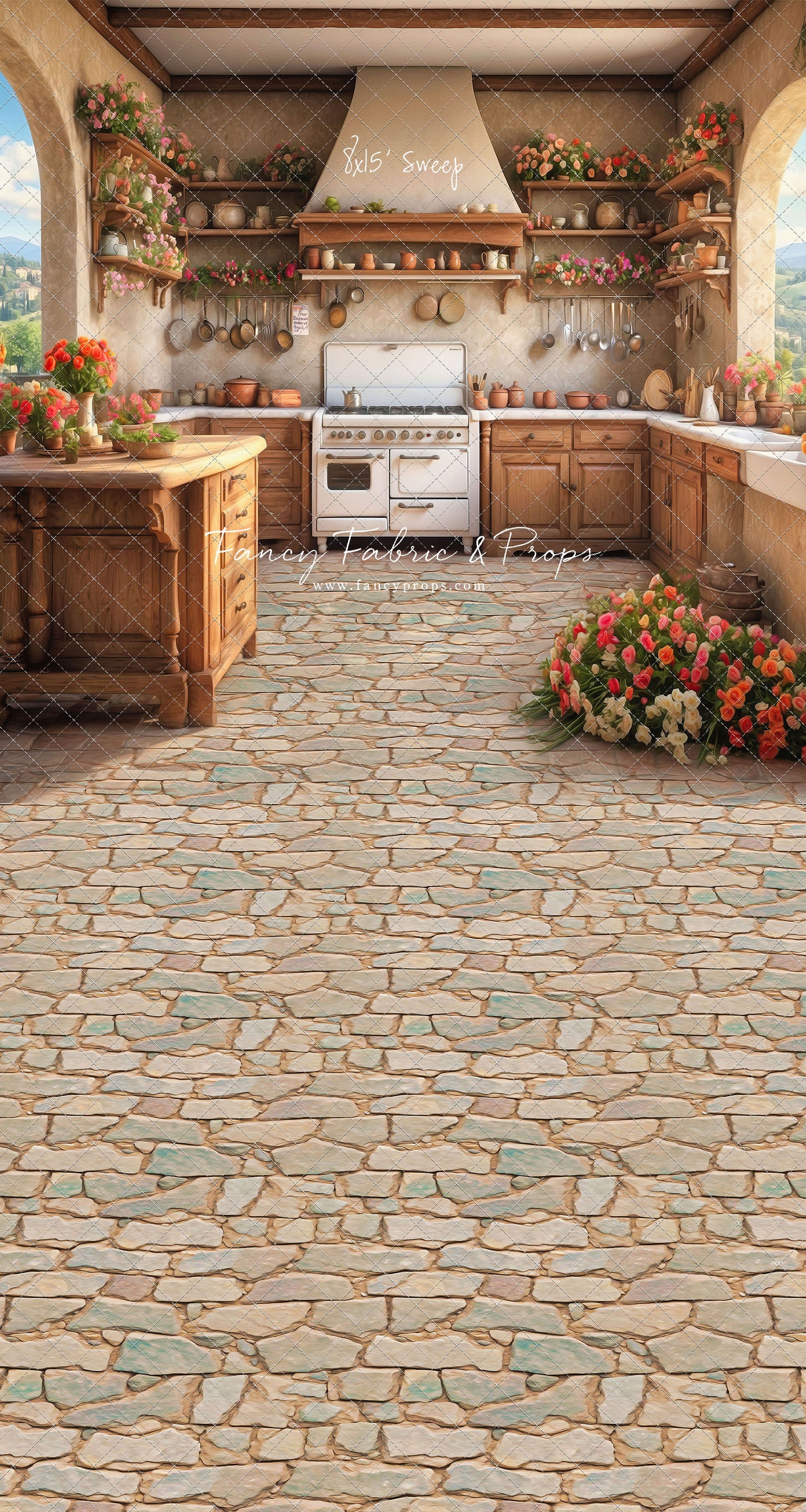 Tuscan Kitchen- With Sweep Option