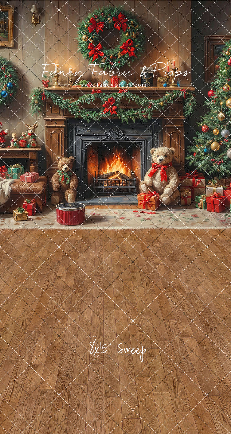 Warm Christmas Corner - With Sweep Option